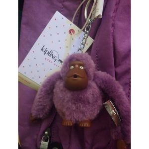Kipling purple backpack new with tags and gorilla